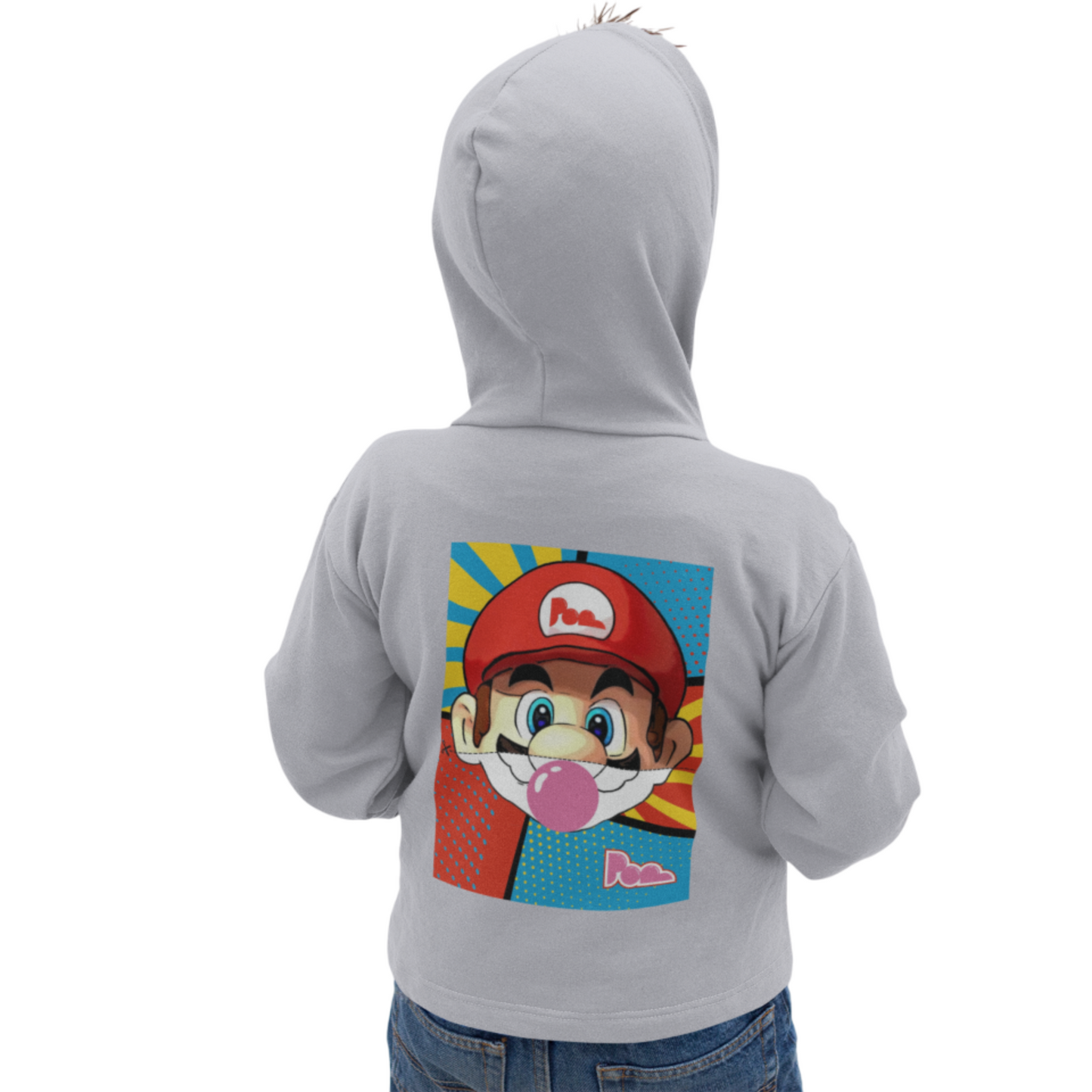 Felpa con zip Pop "Mario" KIDS - PopbyAlessandro