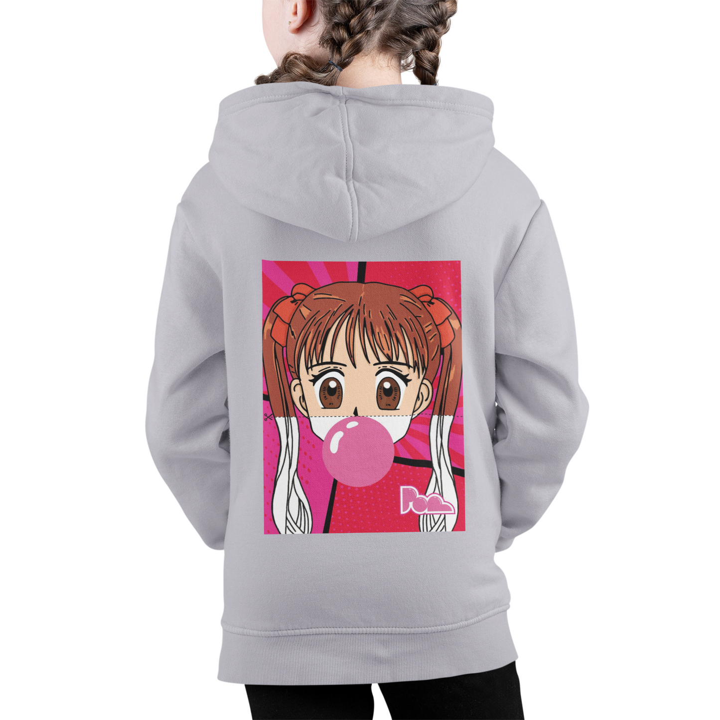 Felpa con zip Pop "Rossana" KIDS - PopbyAlessandro