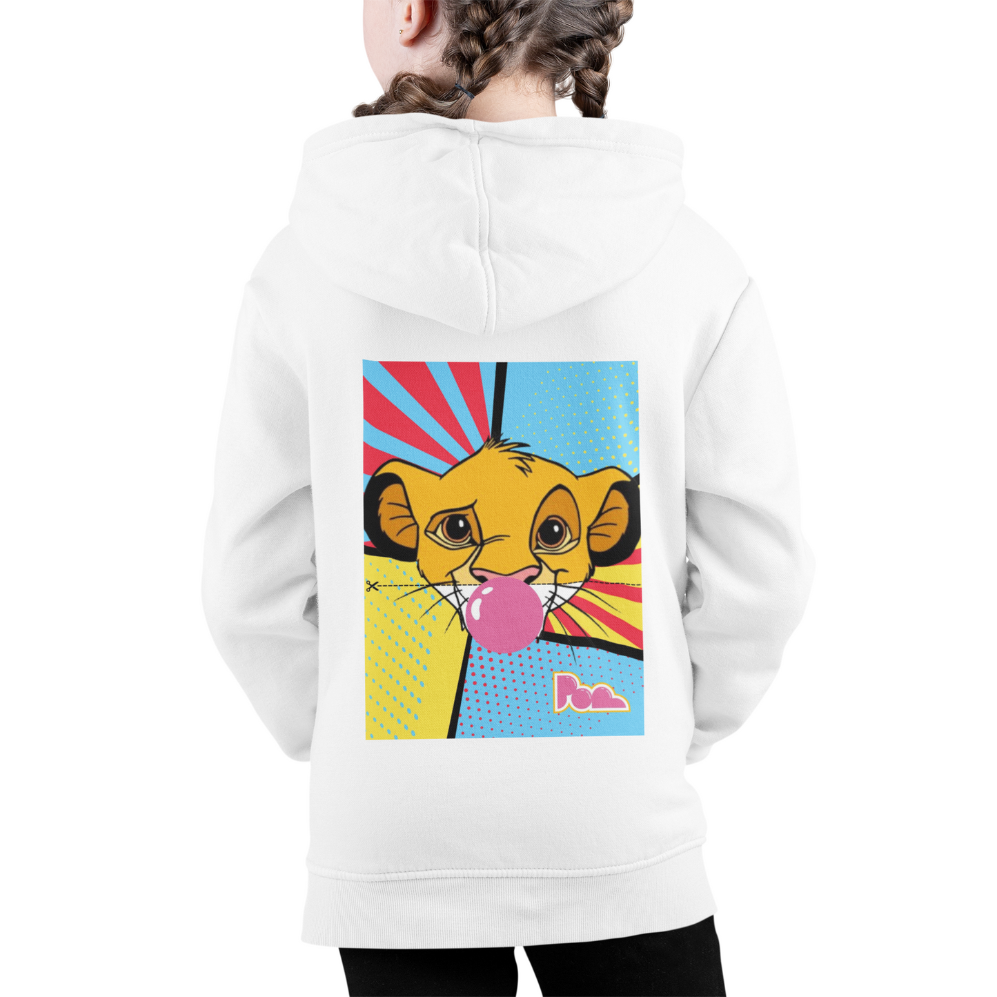 Felpa con zip Pop "Simba" KIDS - PopbyAlessandro