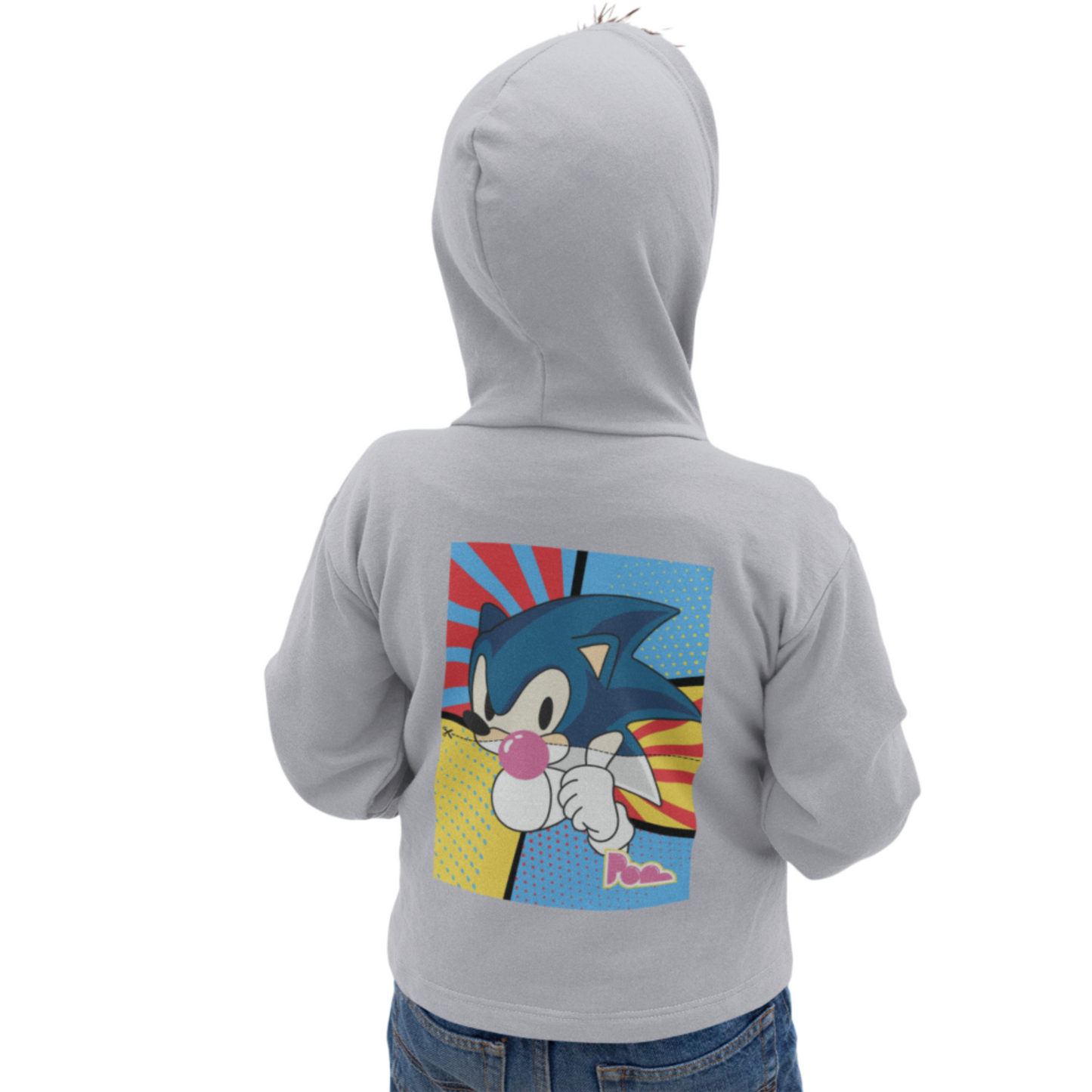 Felpa con zip Pop "Sonic" KIDS - PopbyAlessandro