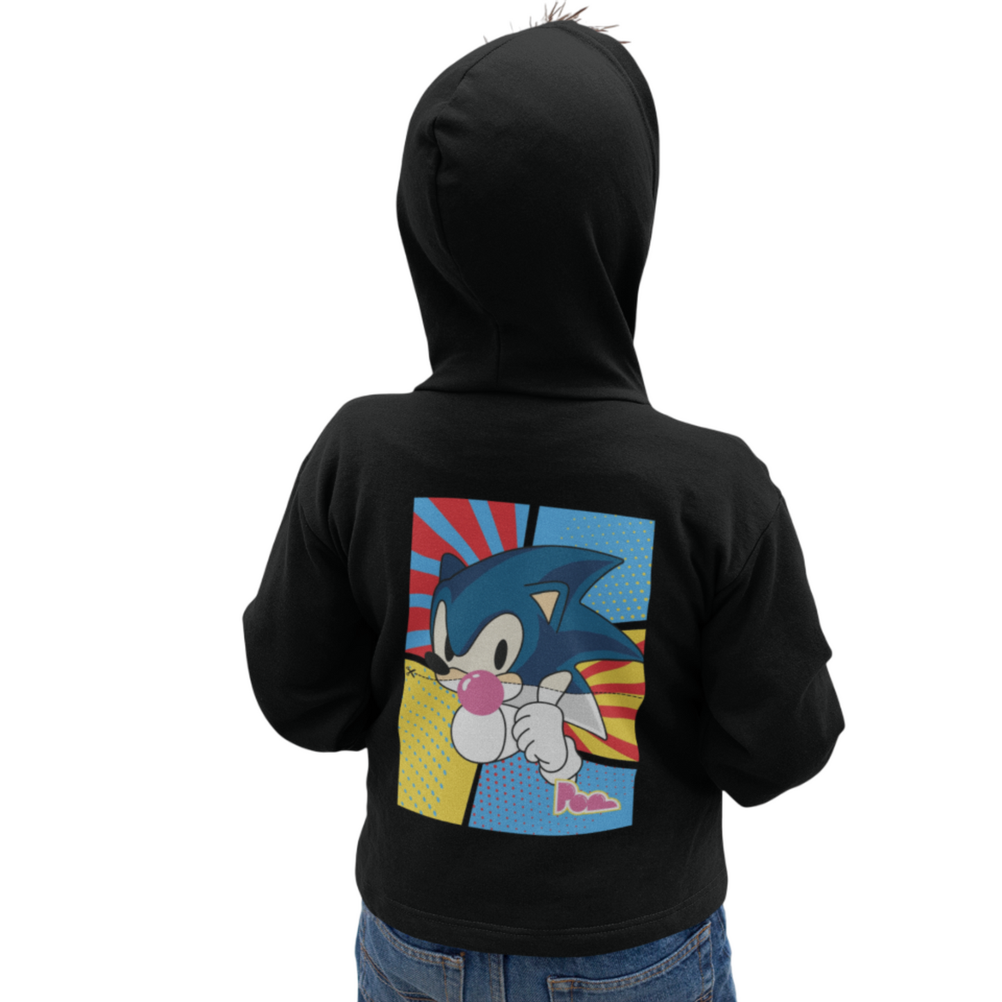 Felpa con zip Pop "Sonic" KIDS - PopbyAlessandro