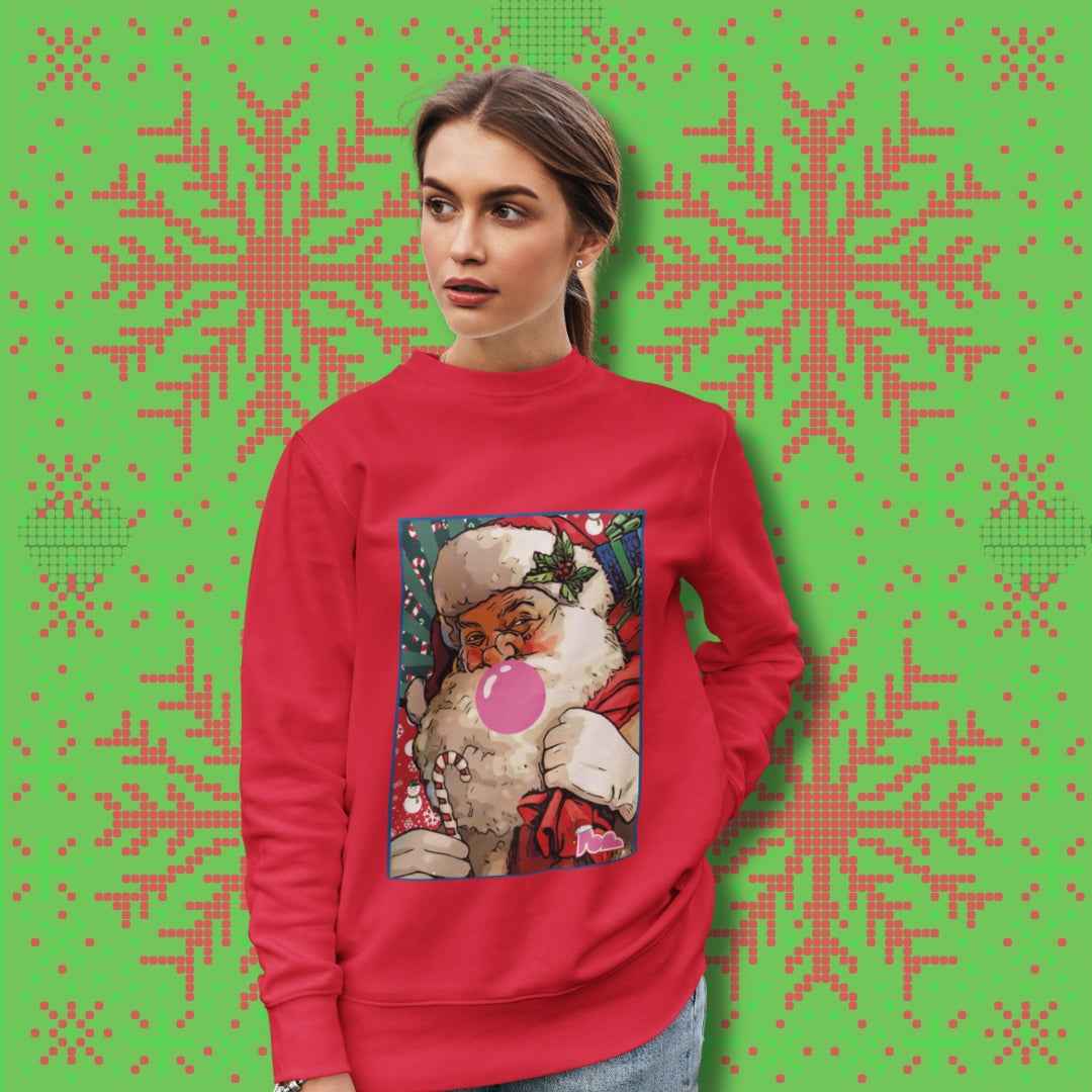 Felpa Girocollo "Xmas Babbo Natale" - Pop
