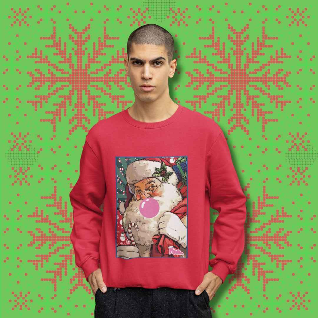 Felpa Girocollo "Xmas Babbo Natale" - Pop