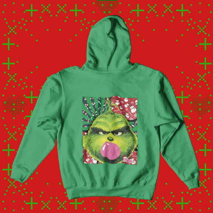 Felpa Cappuccio "Xmas Grinch" - Pop