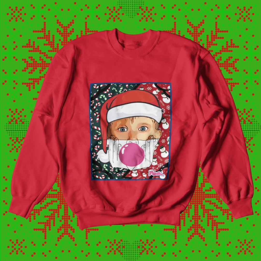 Felpa Girocollo "Xmas Kevin" - Pop