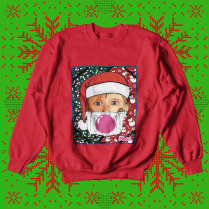 Felpa Girocollo "Xmas Kevin" - Pop