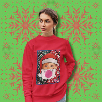 Felpa Girocollo "Xmas Kevin" - Pop