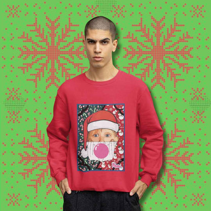 Felpa Girocollo "Xmas Kevin" - Pop