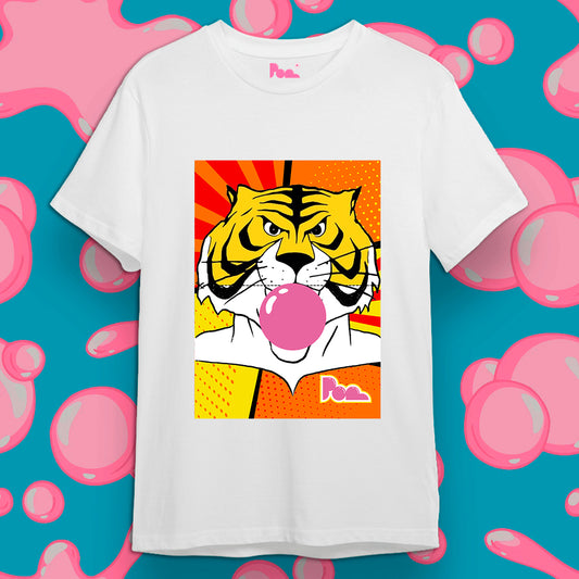T-Shirt Bubble "Uomo tigre"