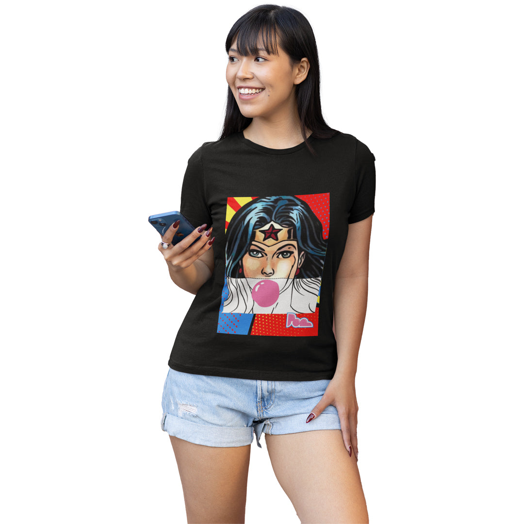 T-Shirt Bubble "Wonder Woman"