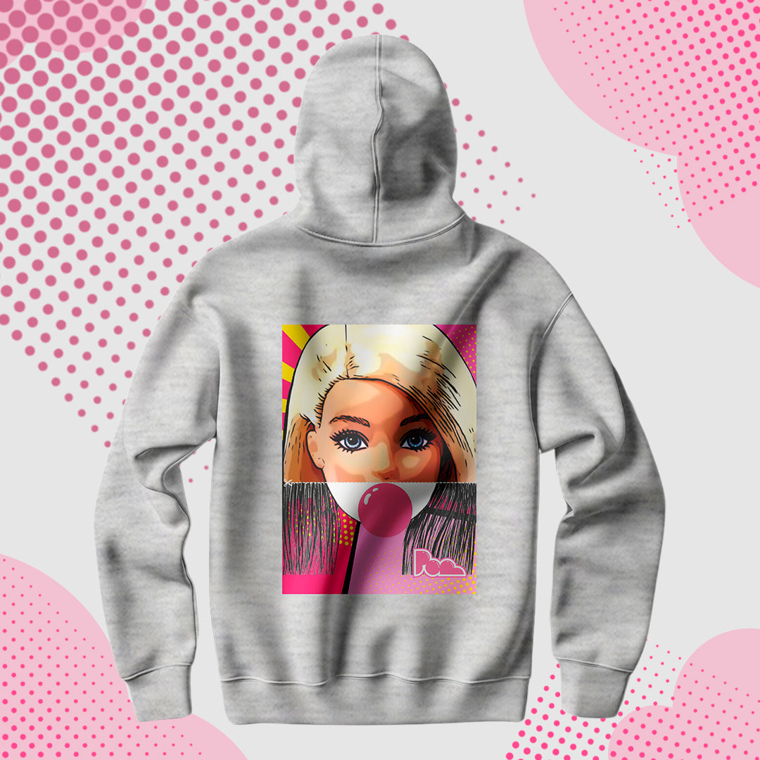 Felpa Pop con Cappuccio "Barbie"