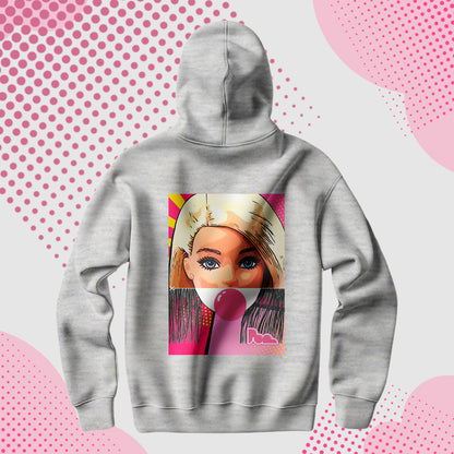 Felpa Pop con Cappuccio "Barbie"