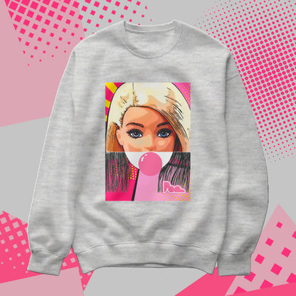 Felpa Pop Girocollo "Barbie"