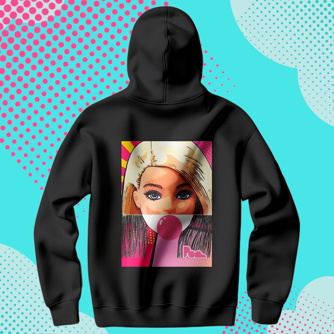Felpa Pop con Cappuccio "Barbie"