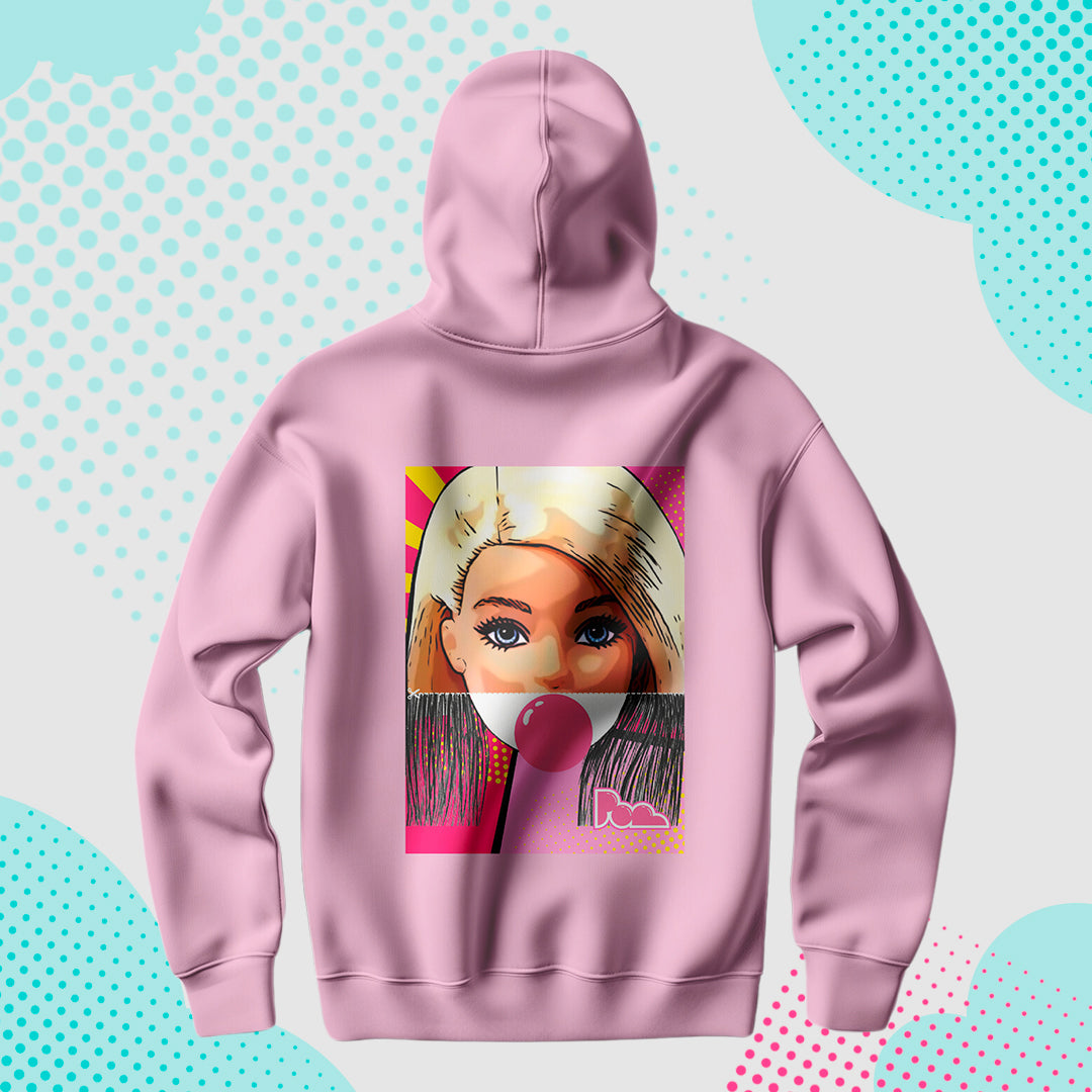 Felpa Pop con Cappuccio "Barbie"