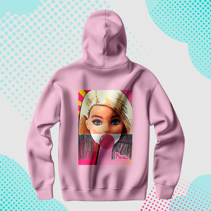 Felpa Pop con Cappuccio "Barbie"