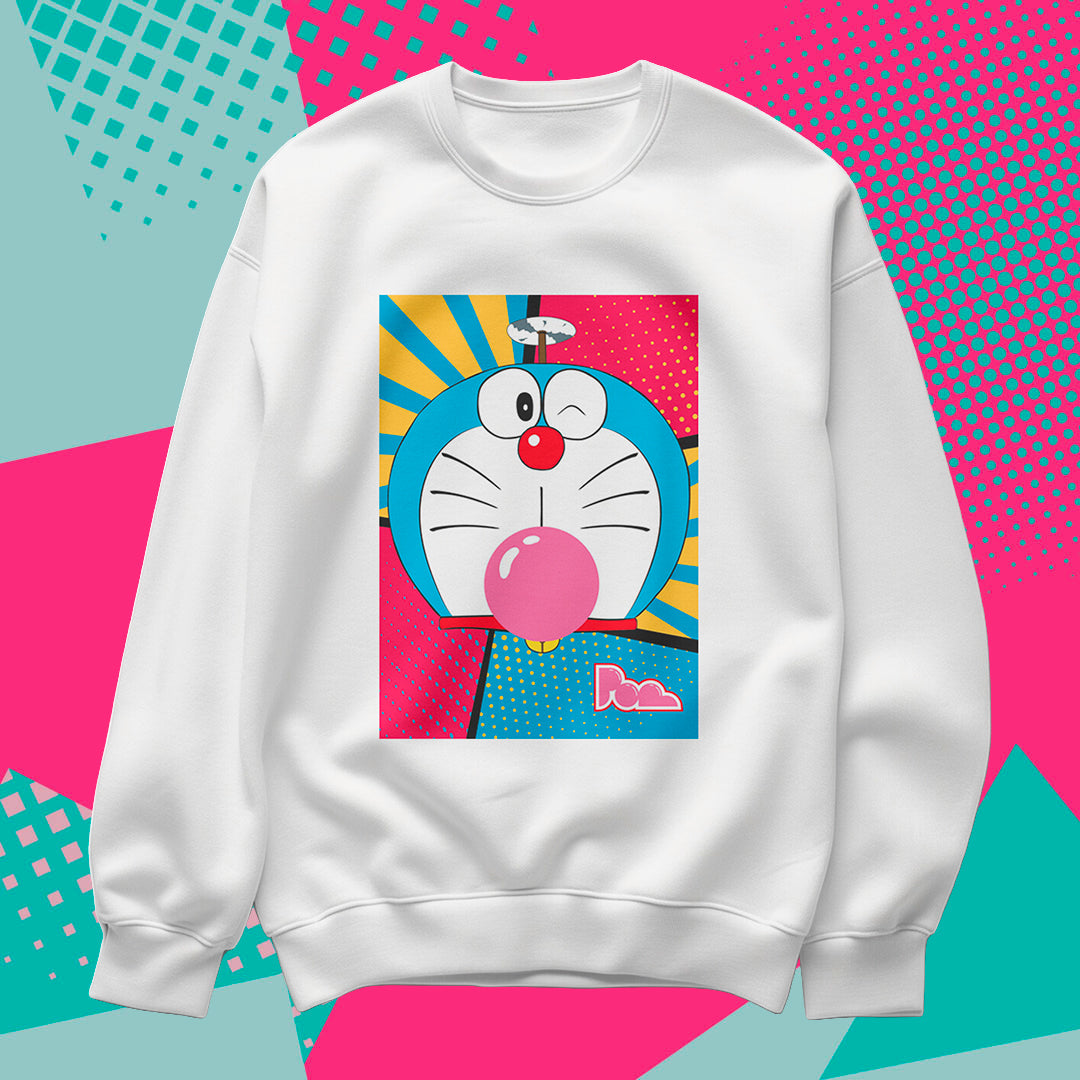 Felpa Pop Girocollo "Doraemon"