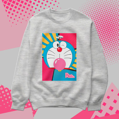 Felpa Pop Girocollo "Doraemon"