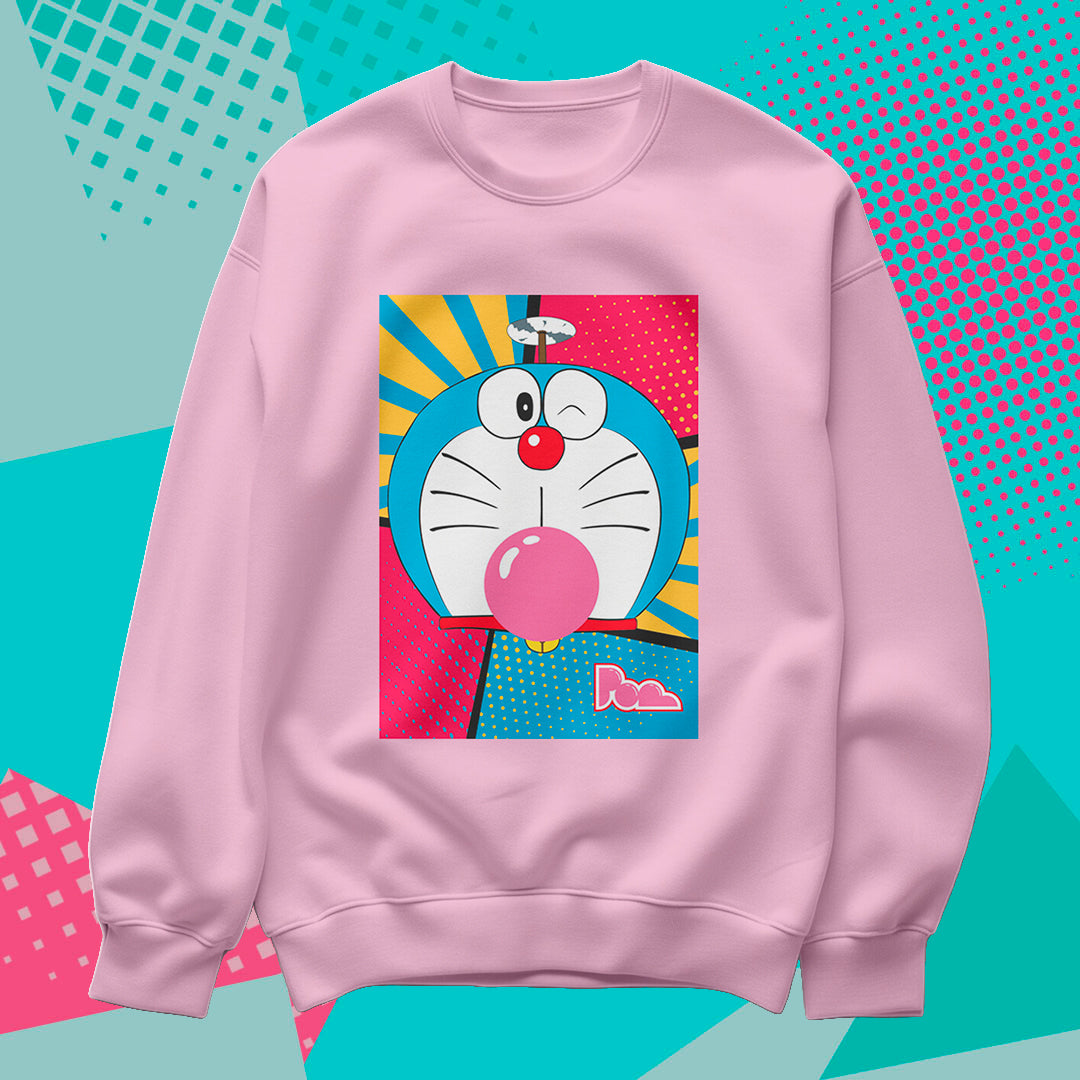 Felpa Pop Girocollo "Doraemon"