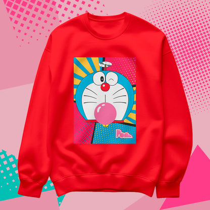 Felpa Pop Girocollo "Doraemon"