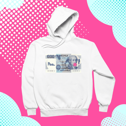 Felpa con Cappuccio - POP "10K Lire"