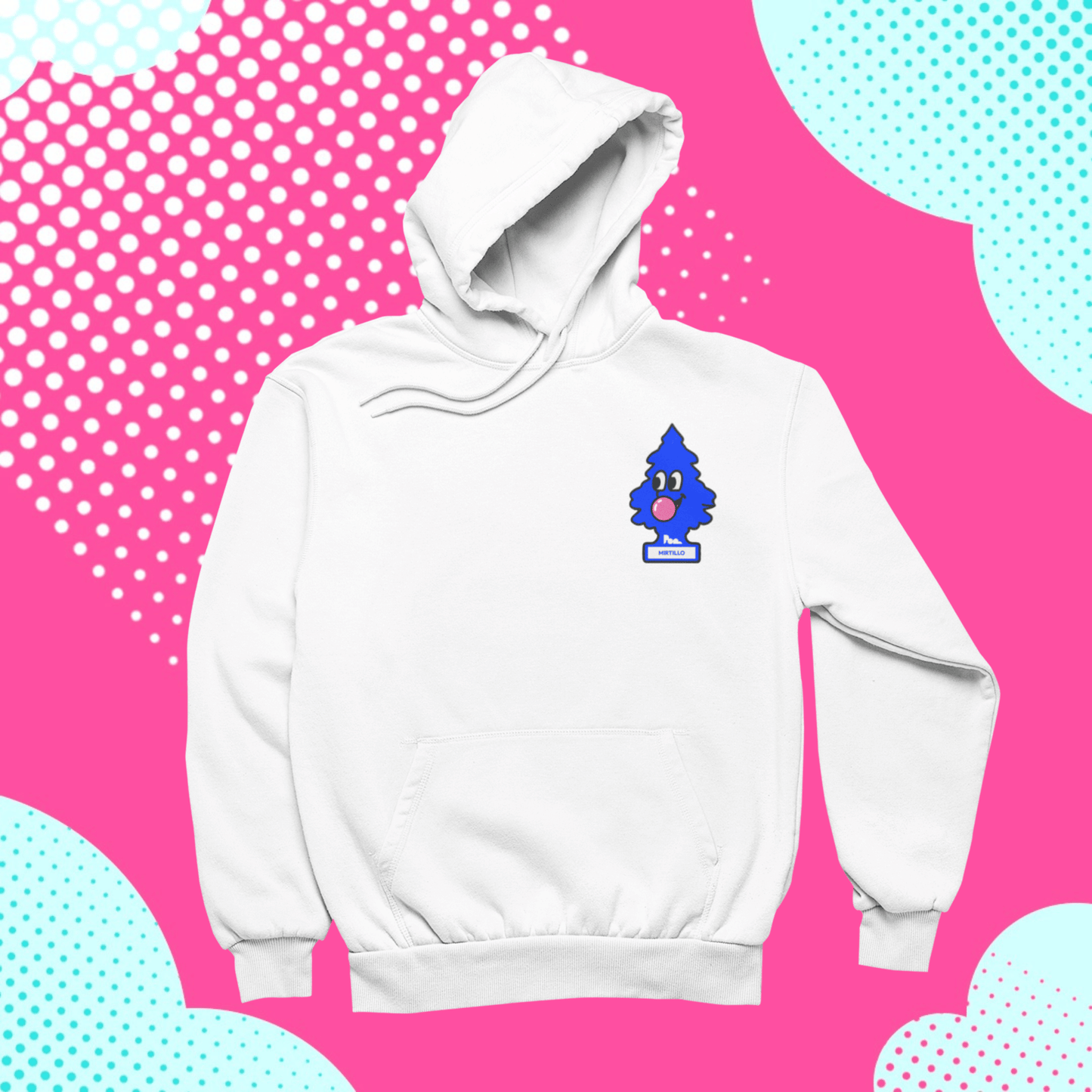 Felpa con Cappuccio - POP "Arbre Magique Mirtillo"