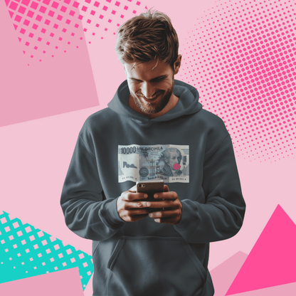 Felpa con Cappuccio - POP "10K Lire"