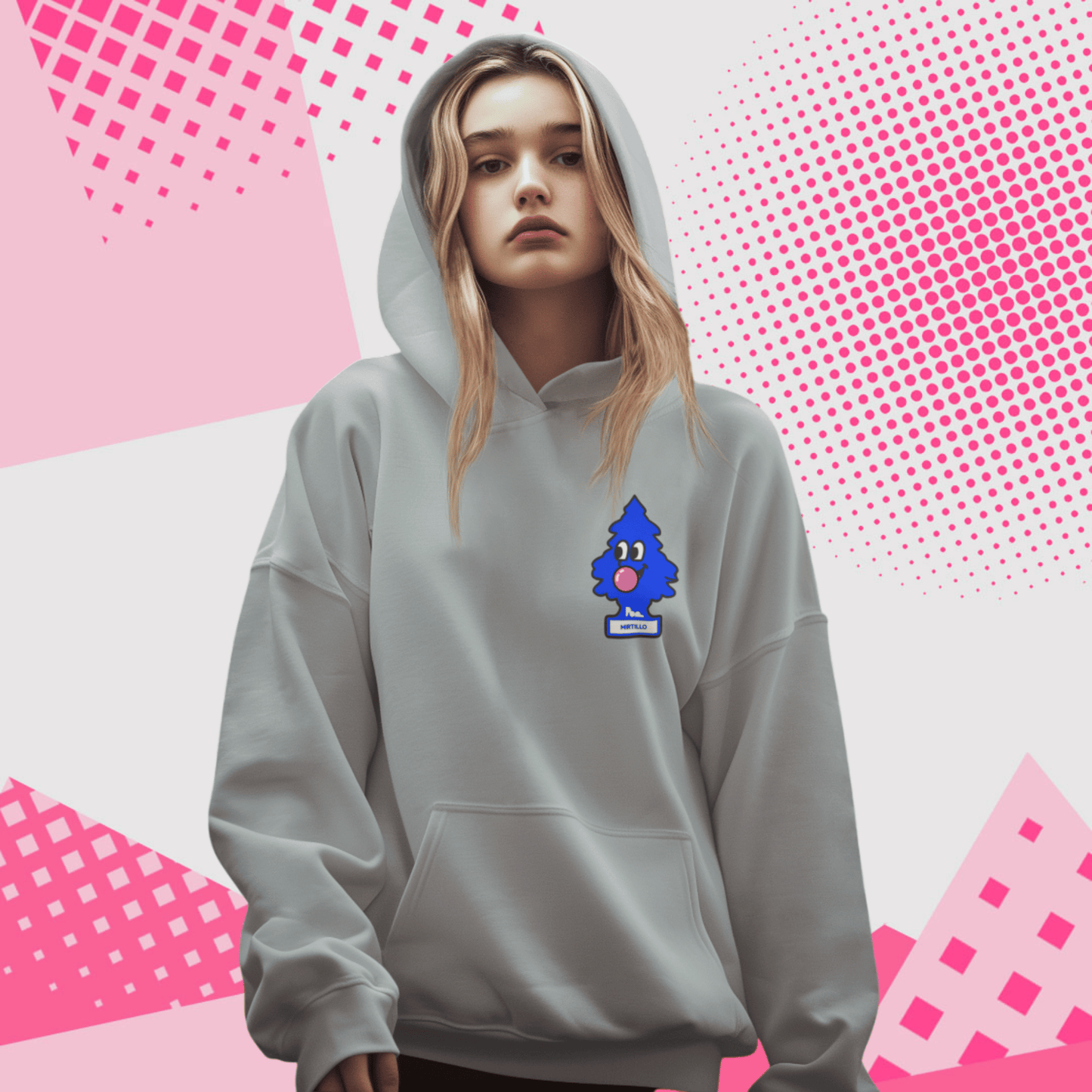 Felpa con Cappuccio - POP "Arbre Magique Mirtillo"