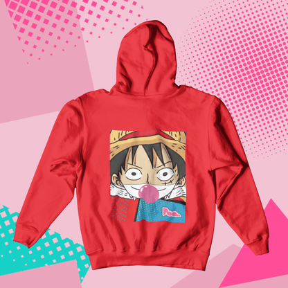 Felpa Pop con Cappuccio "Luffy"