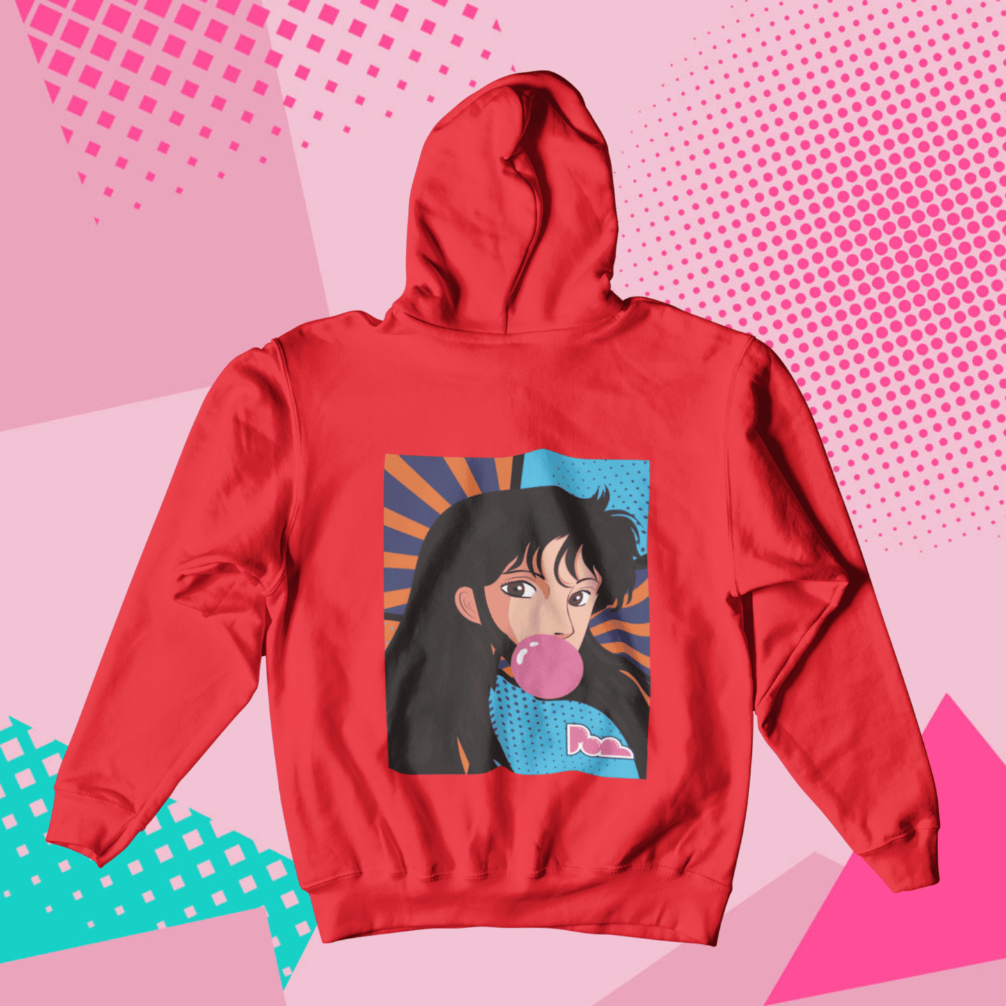 Felpa Pop con Cappuccio "Occhi di Gatto"