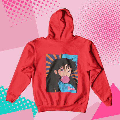 Felpa Pop con Cappuccio "Occhi di Gatto"