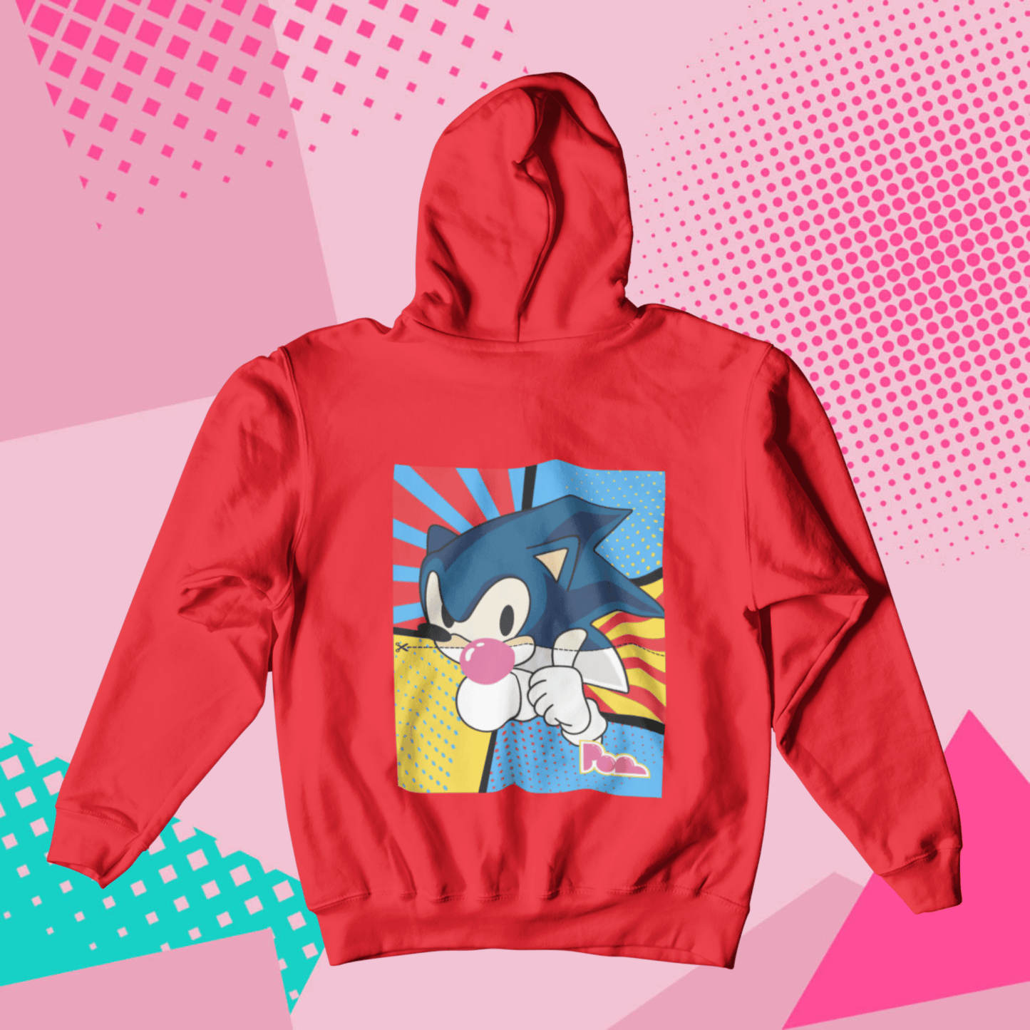 Felpa Pop con Cappuccio "Sonic"