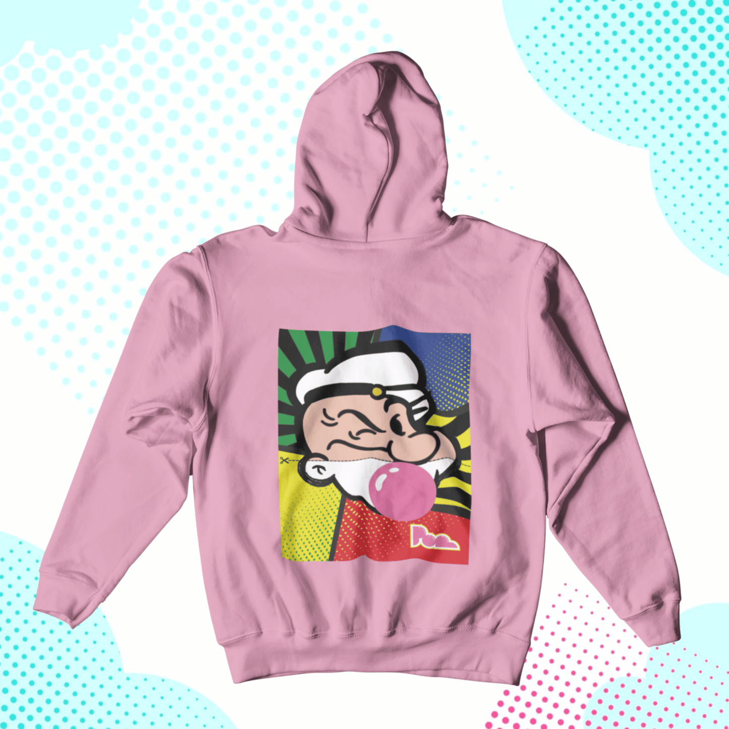 Felpa Pop con Cappuccio "Braccio di ferro"