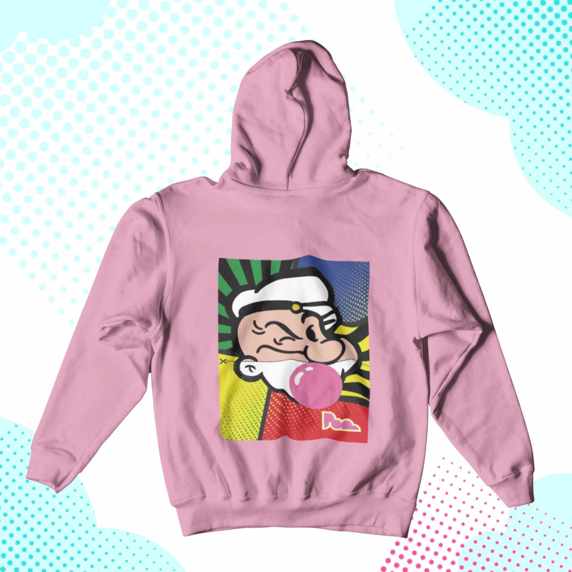 Felpa Pop con Cappuccio "Braccio di ferro"