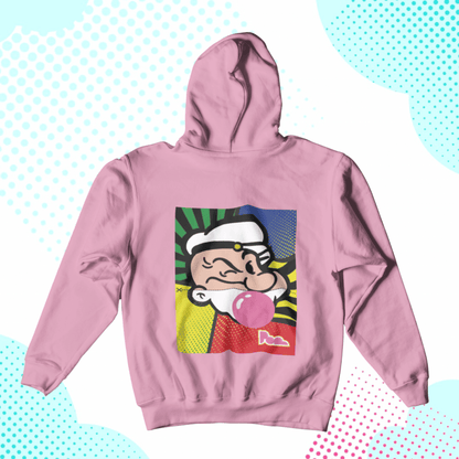 Felpa Pop con Cappuccio "Braccio di ferro"