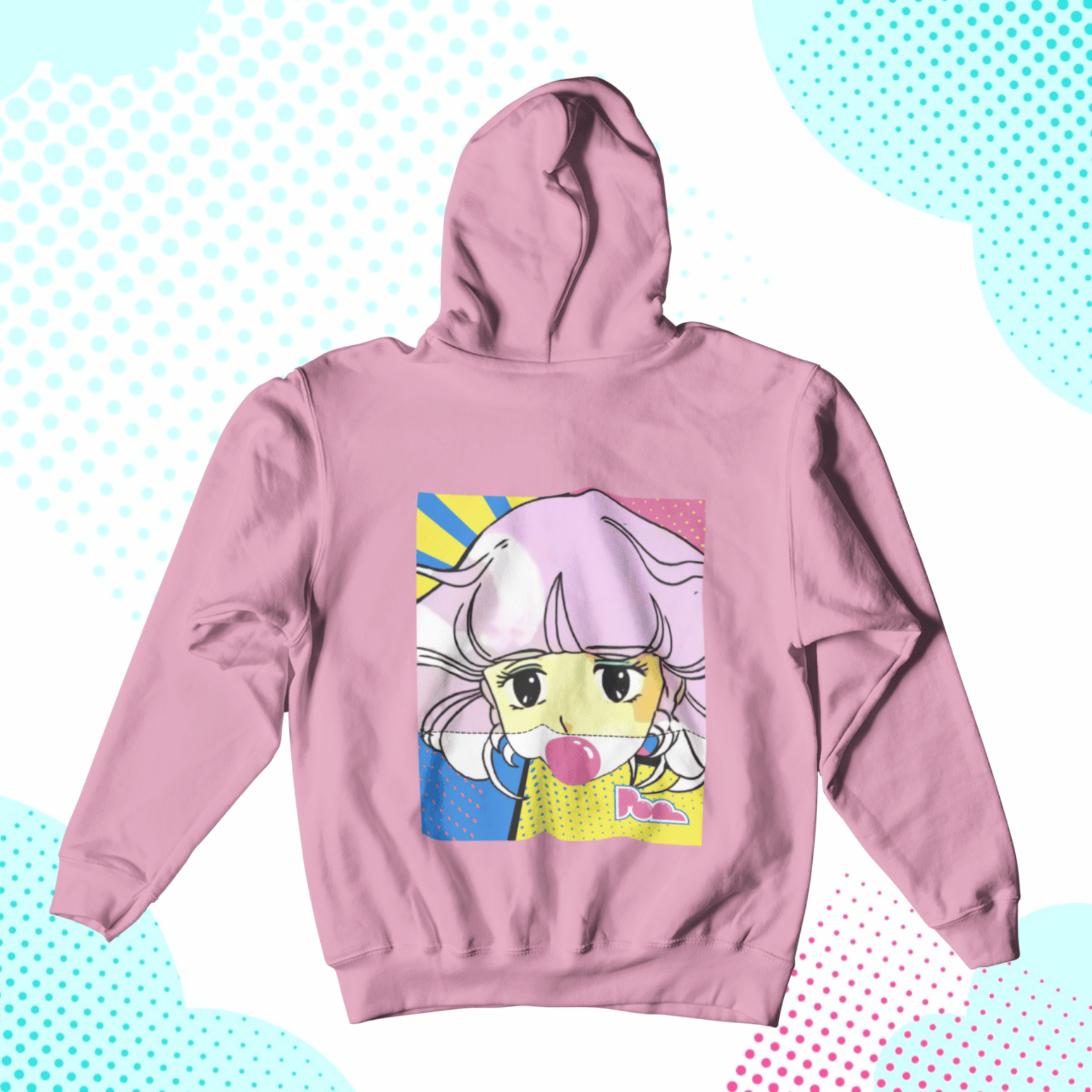 Felpa Pop con Cappuccio "Creamy"