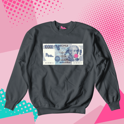 Felpa Girocollo - POP "10K Lire"