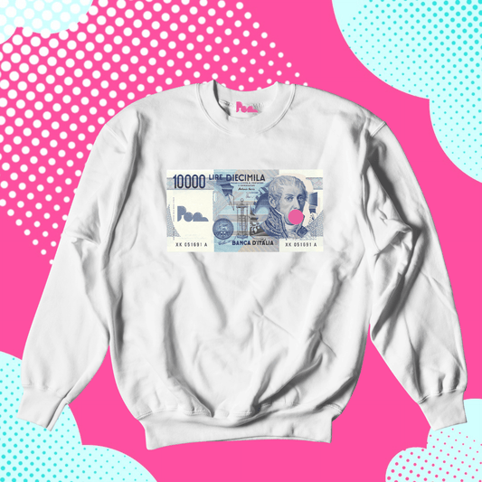 Felpa Girocollo - POP "10K Lire"