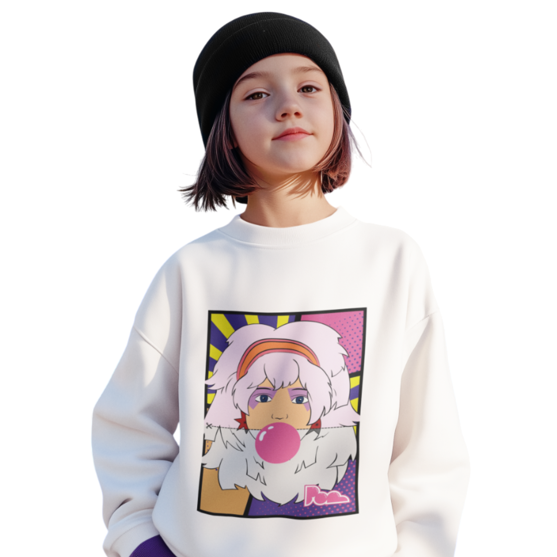 Felpa girocollo Pop "Jem" KIDS - PopbyAlessandro