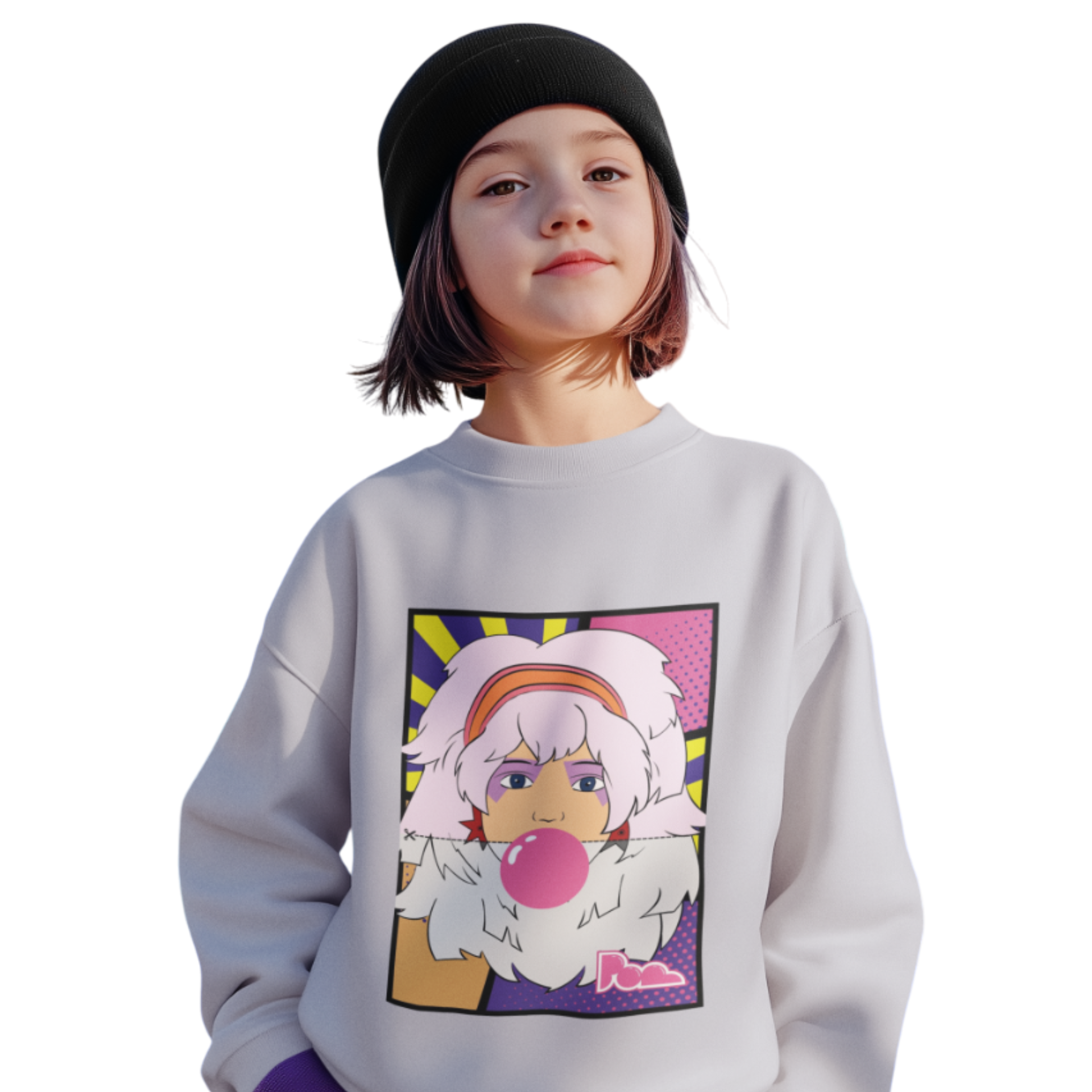 Felpa girocollo Pop "Jem" KIDS - PopbyAlessandro