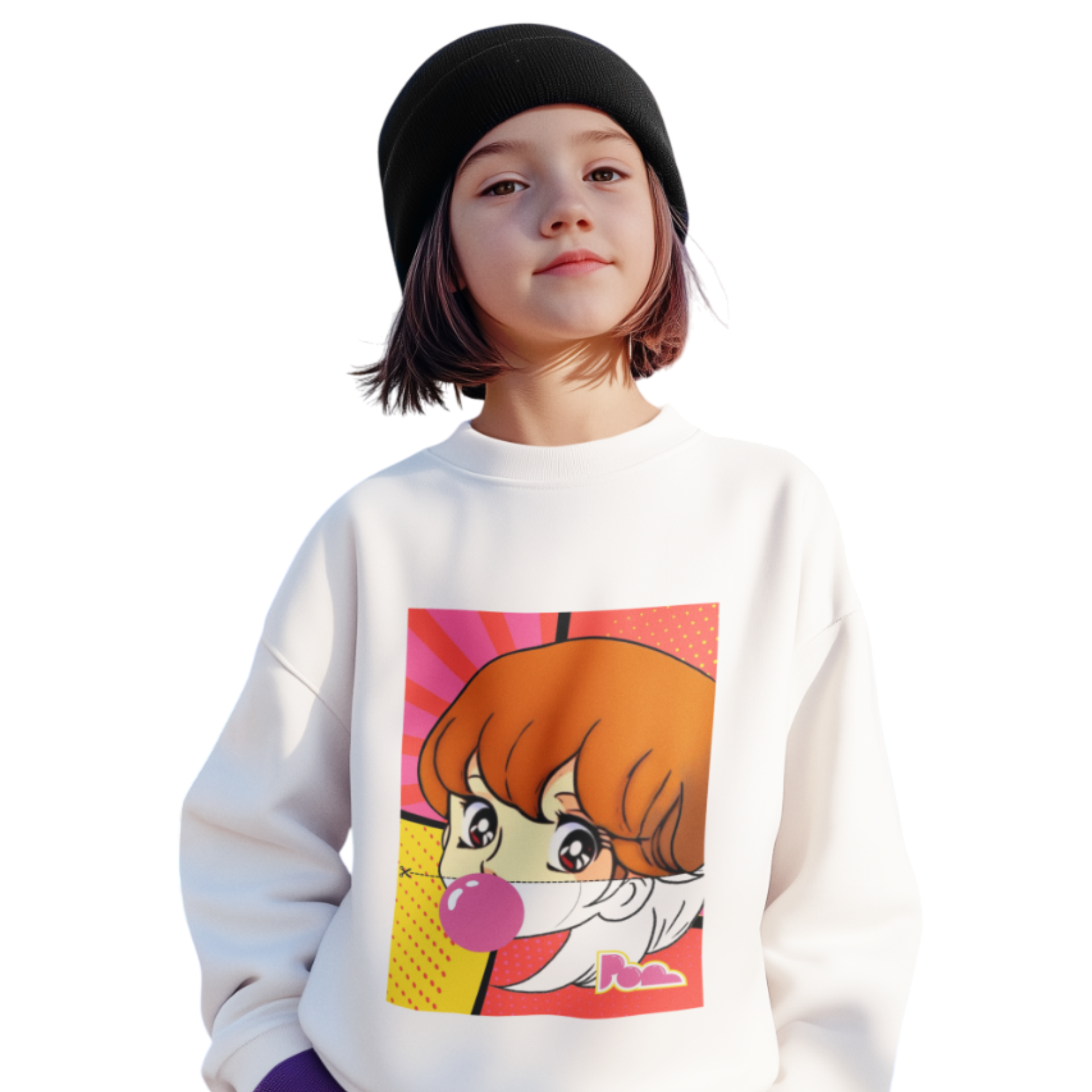 Felpa girocollo Pop "Licia" KIDS - PopbyAlessandro