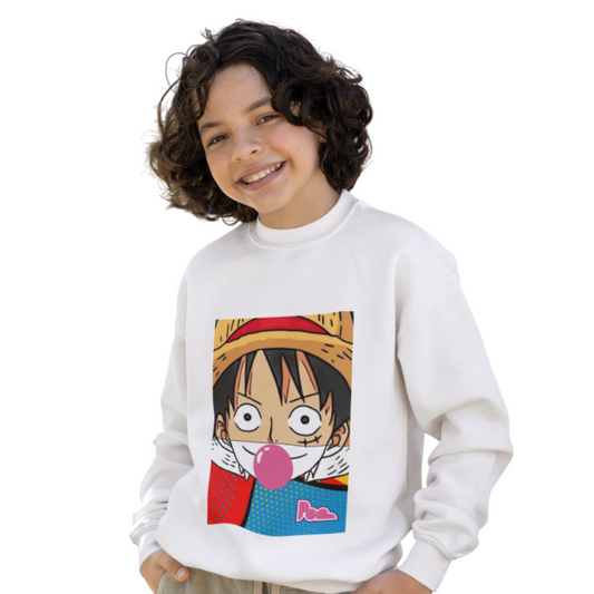 Felpa girocollo Pop "Luffy" KIDS - PopbyAlessandro