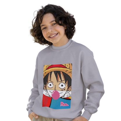 Felpa girocollo Pop "Luffy" KIDS - PopbyAlessandro