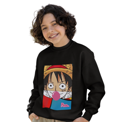 Felpa girocollo Pop "Luffy" KIDS - PopbyAlessandro