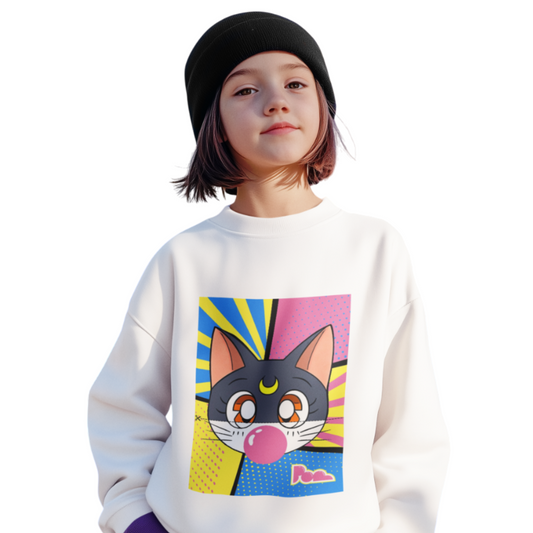 Felpa girocollo Pop "Luna" KIDS - PopbyAlessandro
