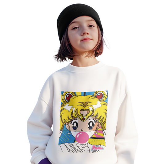Felpa girocollo Pop "Sailor Moon" KIDS - PopbyAlessandro