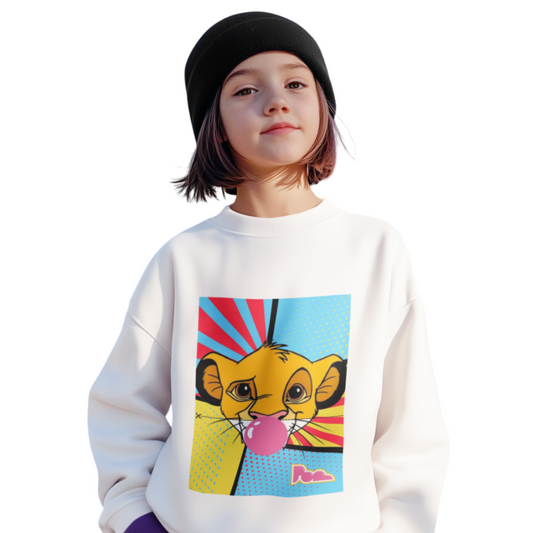 Felpa girocollo Pop "Simba" KIDS - PopbyAlessandro