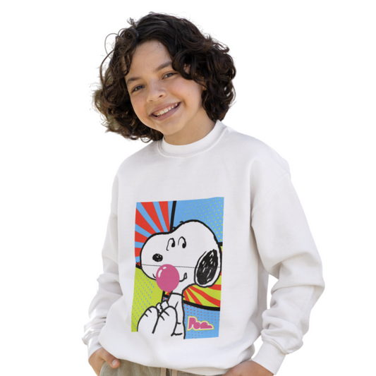 Felpa girocollo Pop "Snoopy" KIDS - PopbyAlessandro