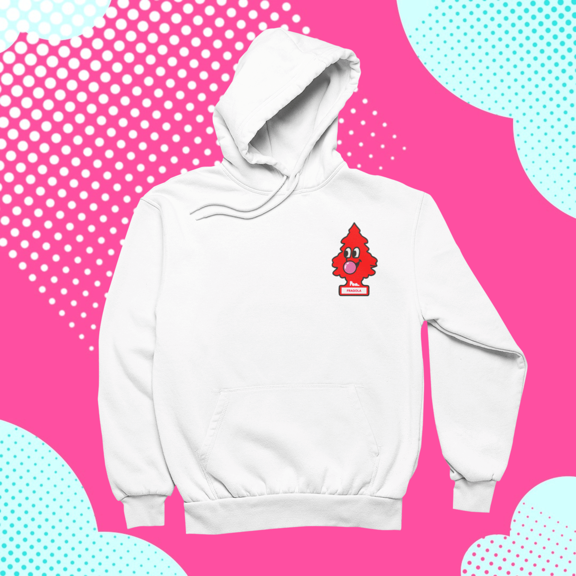 Felpa con Cappuccio - POP "Arbre Magique Fragola"