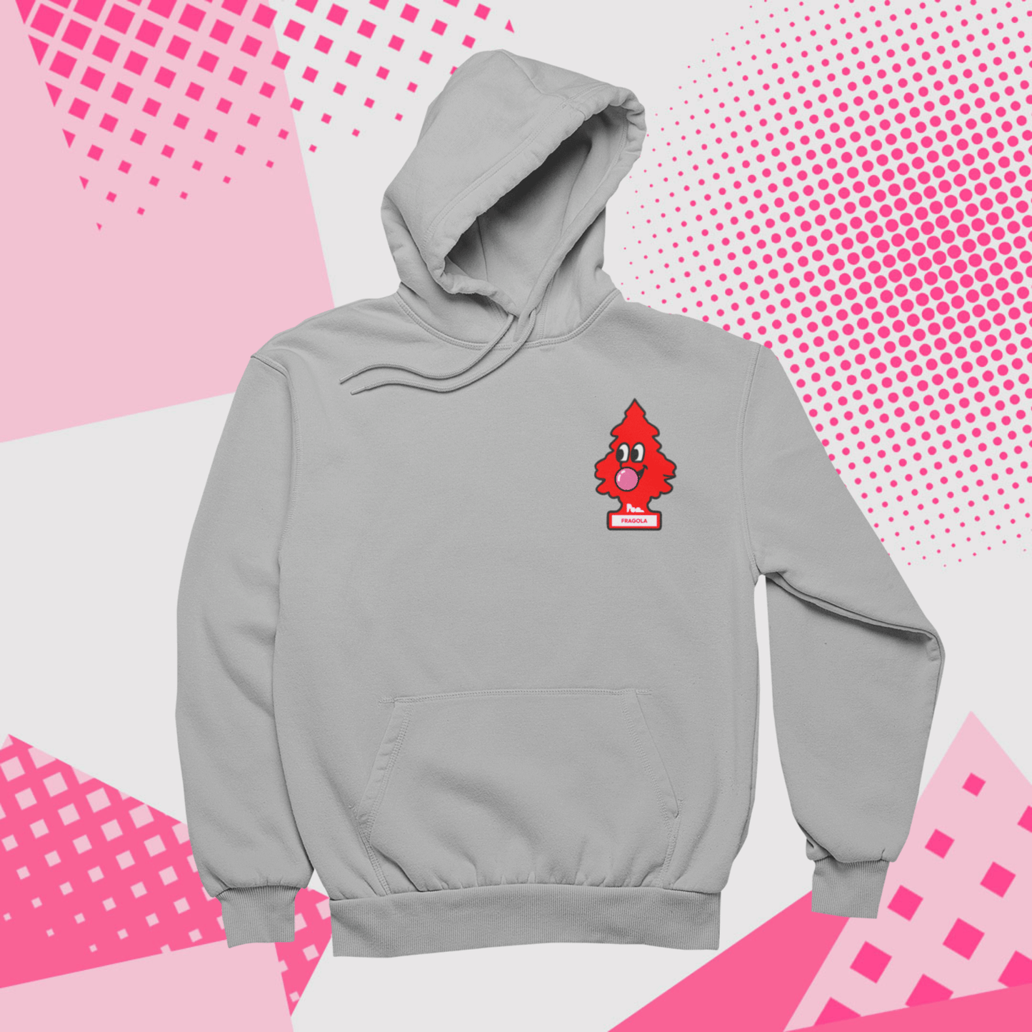 Felpa con Cappuccio - POP "Arbre Magique Fragola"